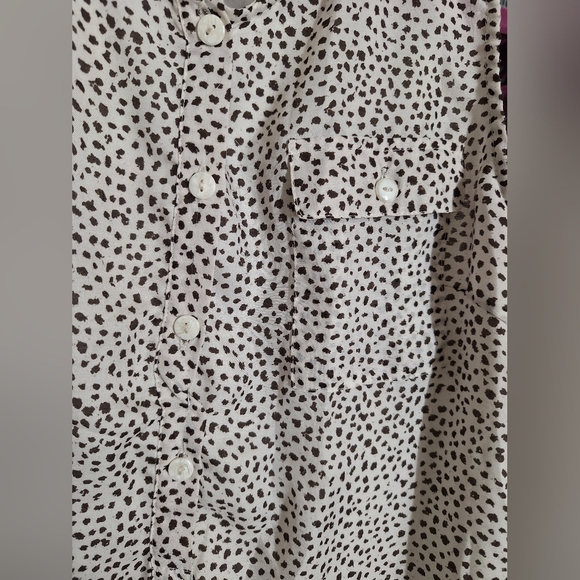 LOFT SIZE MEDIUM POLKA-DOT TOP SIZE MEDIUM - Picture 2 of 4